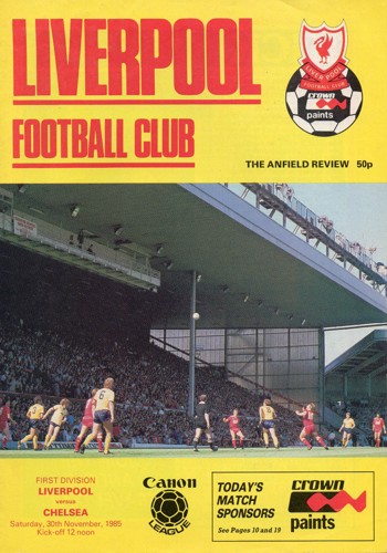 Match programme